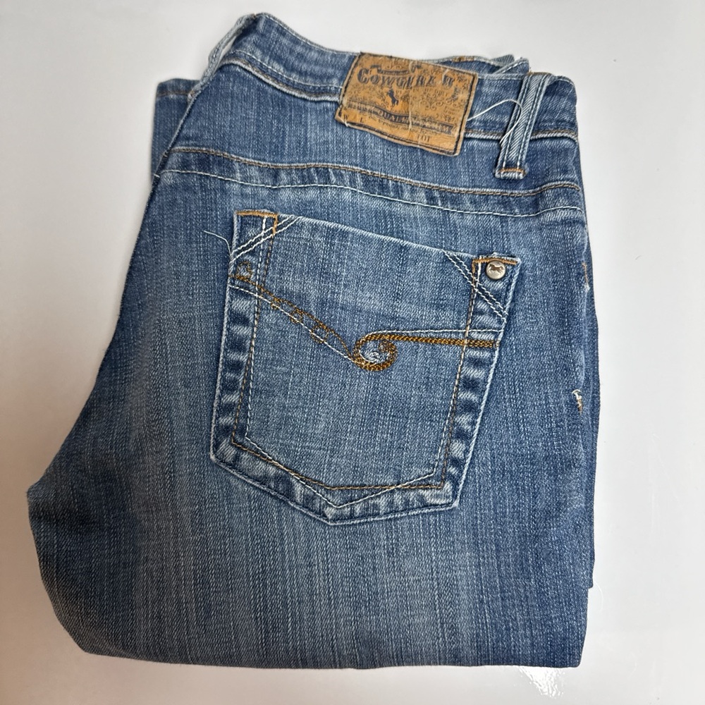 Cowgirl Up Classic Blue Jeans
